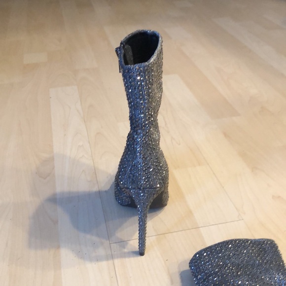 Steve Madden Rhinestone Boots - Picture 7 of 9